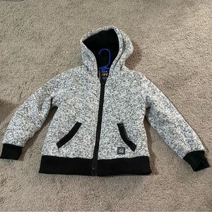 Heather Gray Fleece Lined Sweater Boys Size 4